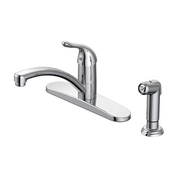 Comfortcorrect FS6A0087CP-ACA1 Pacifica Series Chrome Single Handle Kitchen Faucet Matching Side Spray CO612419